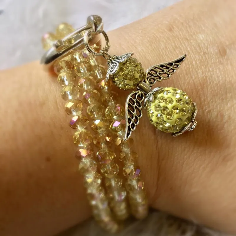 Archangel Uriel bracelet worn