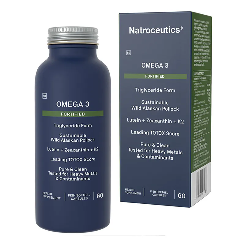 Natroceutics Omega 3 1000mg Fortified Wild Alaskan 60 Softgels