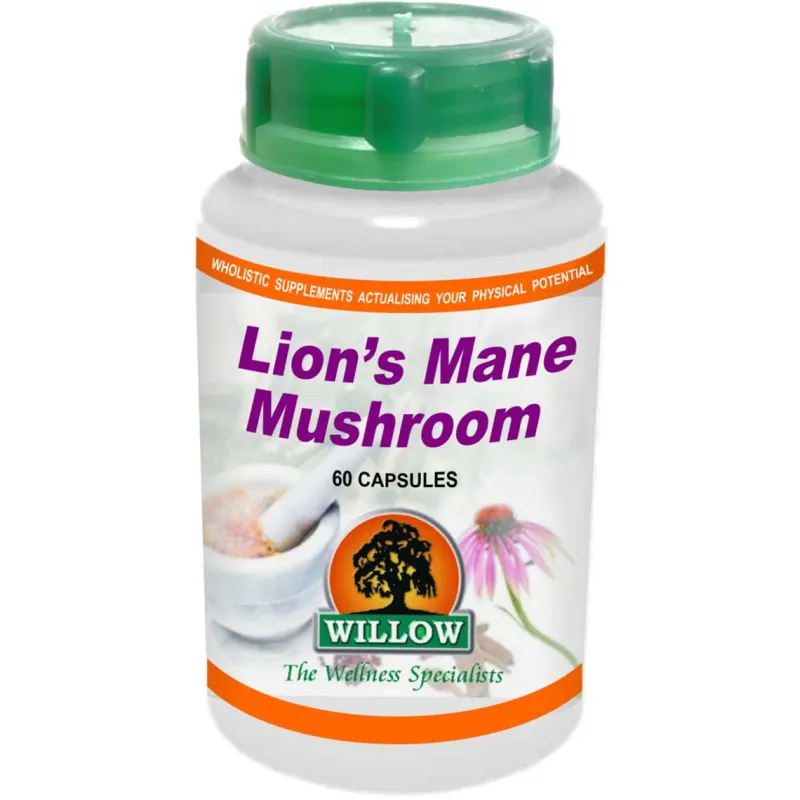 Willow Lions Mane Mushroom 500mg 60 Caps