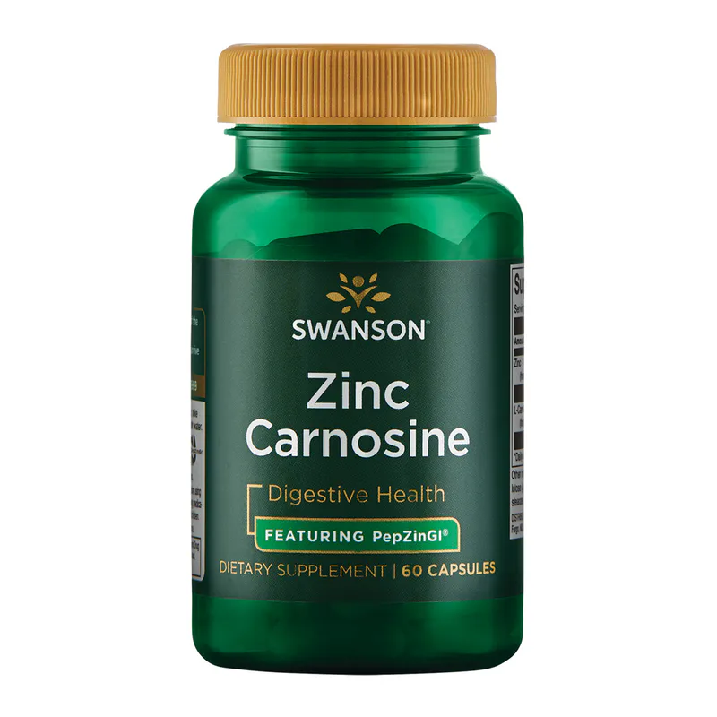 Swanson Zinc Carnosine featuring Pepzingi 60 capsules
