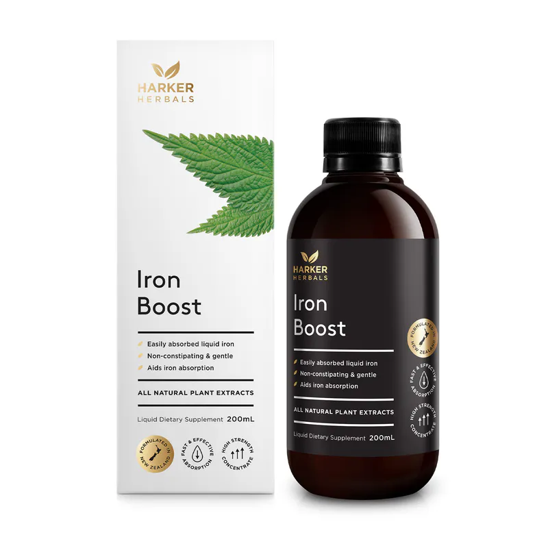 Harker Herbals Liquid Iron Boost 200ml Syrup