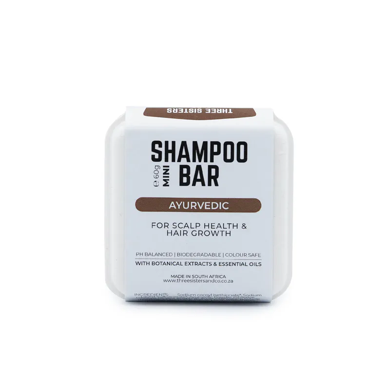 Three Sisters Co mini Shampoo Bar Ayurvedic 60g