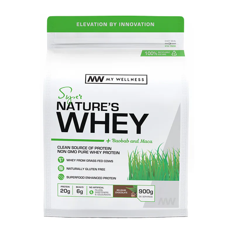 My Wellness Super Natures Whey Protein 900g Belgium Chocolate