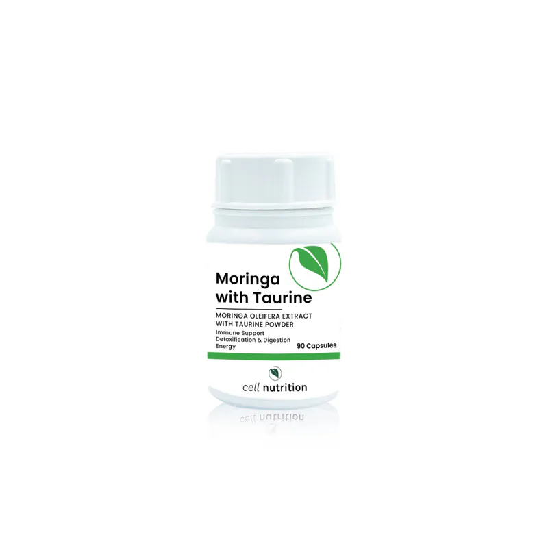 Cell Nutrition Moringa and Taurine 90 Capsules