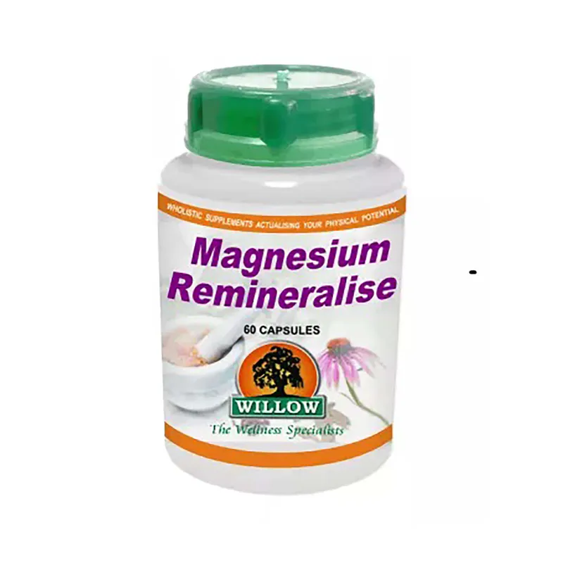 Willow Magnesium Remineralise 60 Caps