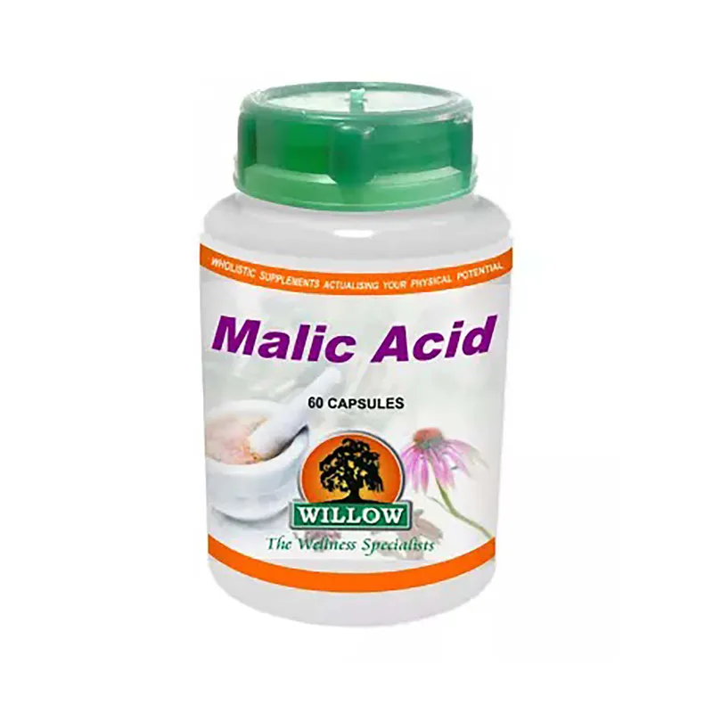 Willow Malic Acid 500mg 60 Capsules