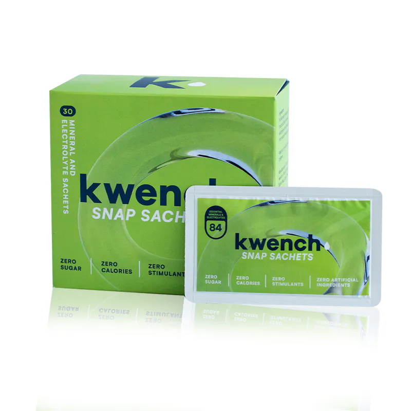 Kwench Mineral and Electrolyte Snap Sachets 30 pack