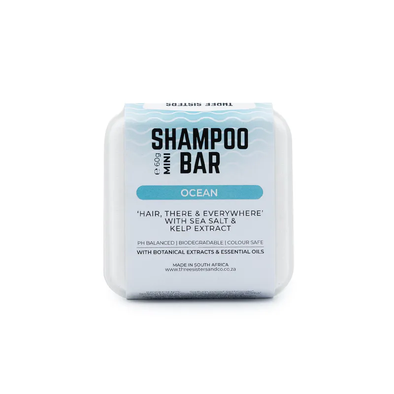 Three Sisters Co mini Shampoo Bar Ocean 60g