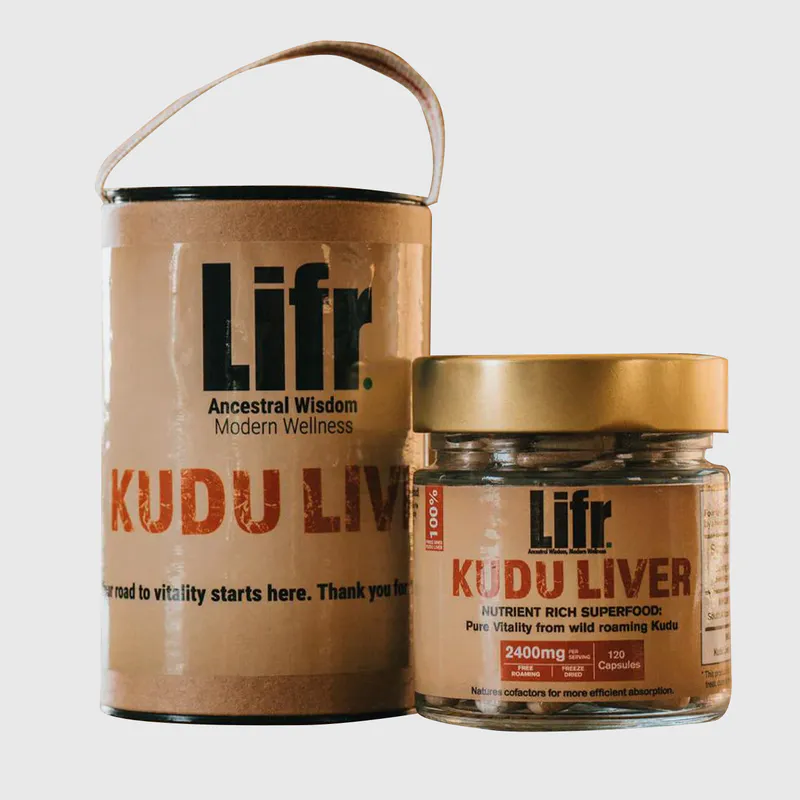 Lifr Kudu Liver 120 Capsules (30 servings)