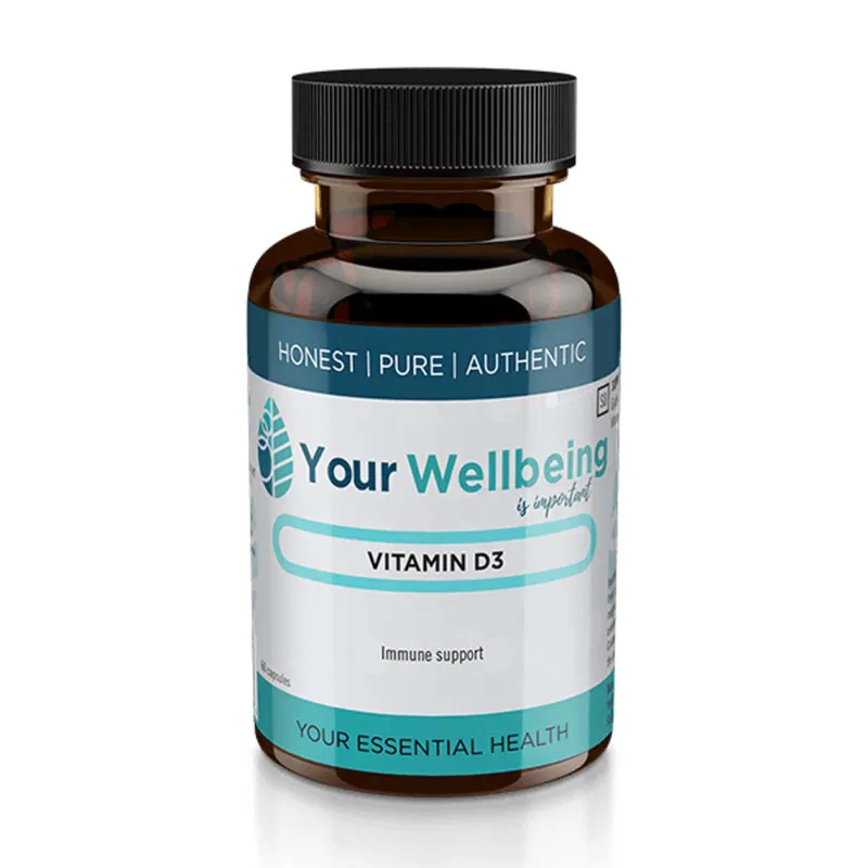 Your Wellbeing Vitamin D3 5000IU 60 Caps