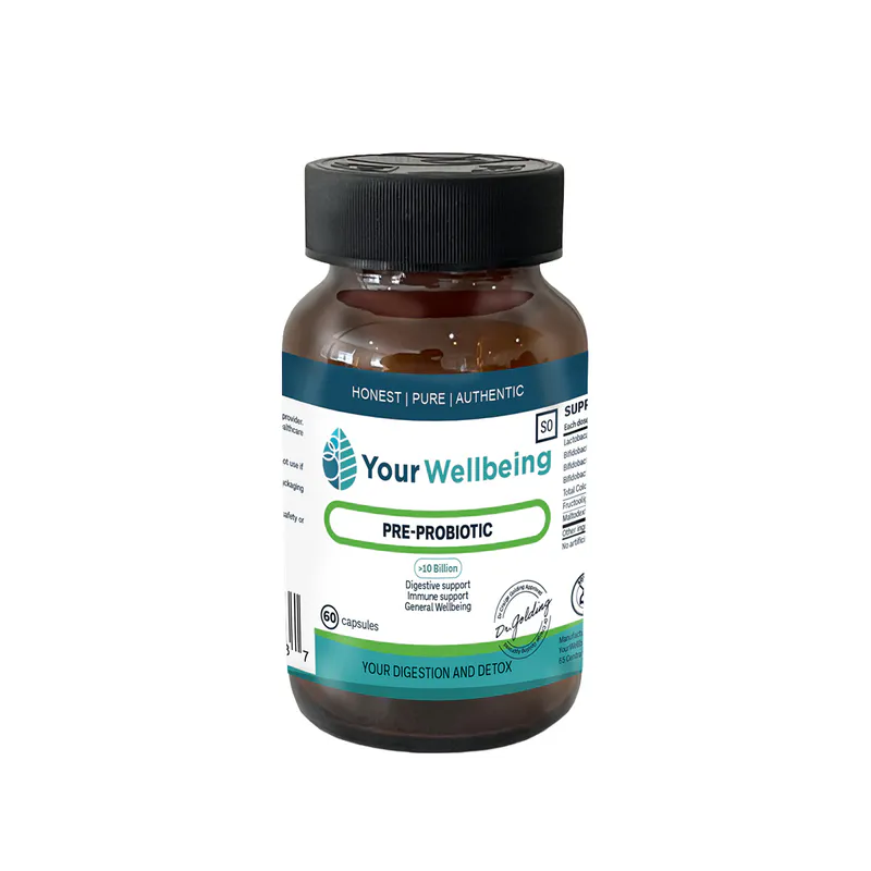 Your Wellbeing Pre Probiotic 10 Billion 60 Capsules