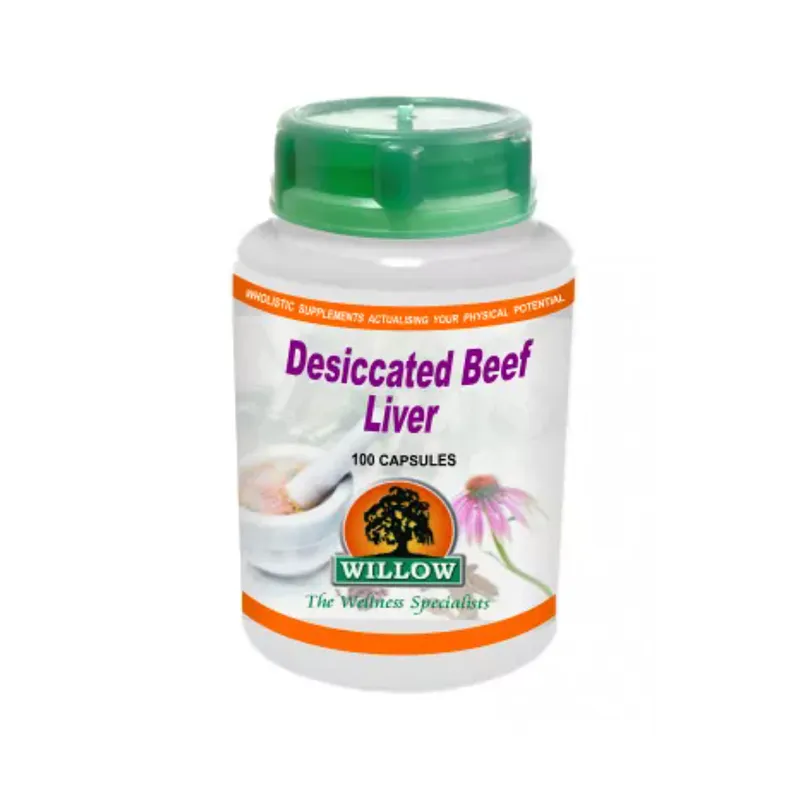 Willow Desiccated Beef Liver 460mg 100 capsules