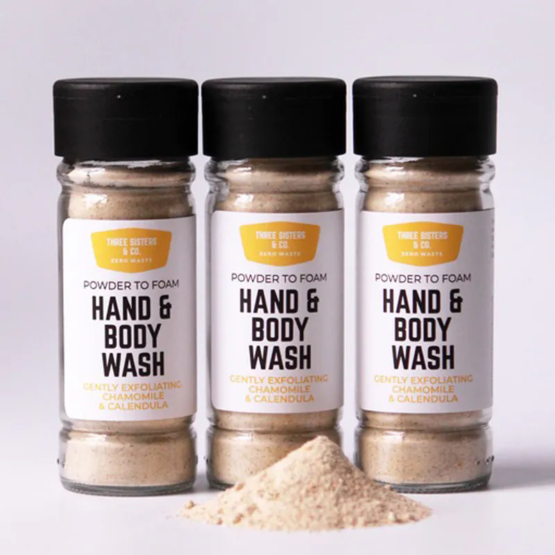 Three Sisters Co Hand and Body Wash 100g Powder to Foam