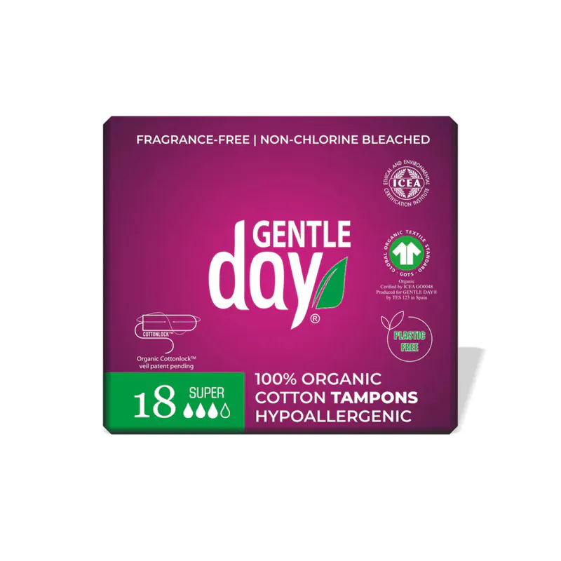 Gentle Day Tampons SUPER 18 ct