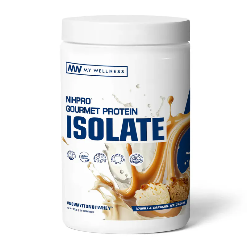 My Wellness NiHPRO Gourmet Protein Isolate 900g Vanilla Caramel Ice Cream