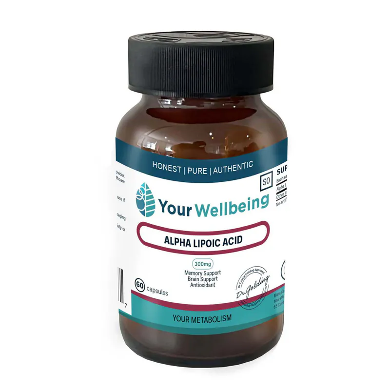 Your Wellbeing Alpha Lipoic Acid 300mg 60 Caps