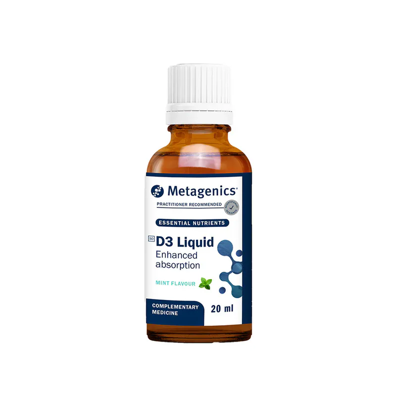 Metagenics D3 Liquid Mint Flavour 20ml Nappi Code 3000606001