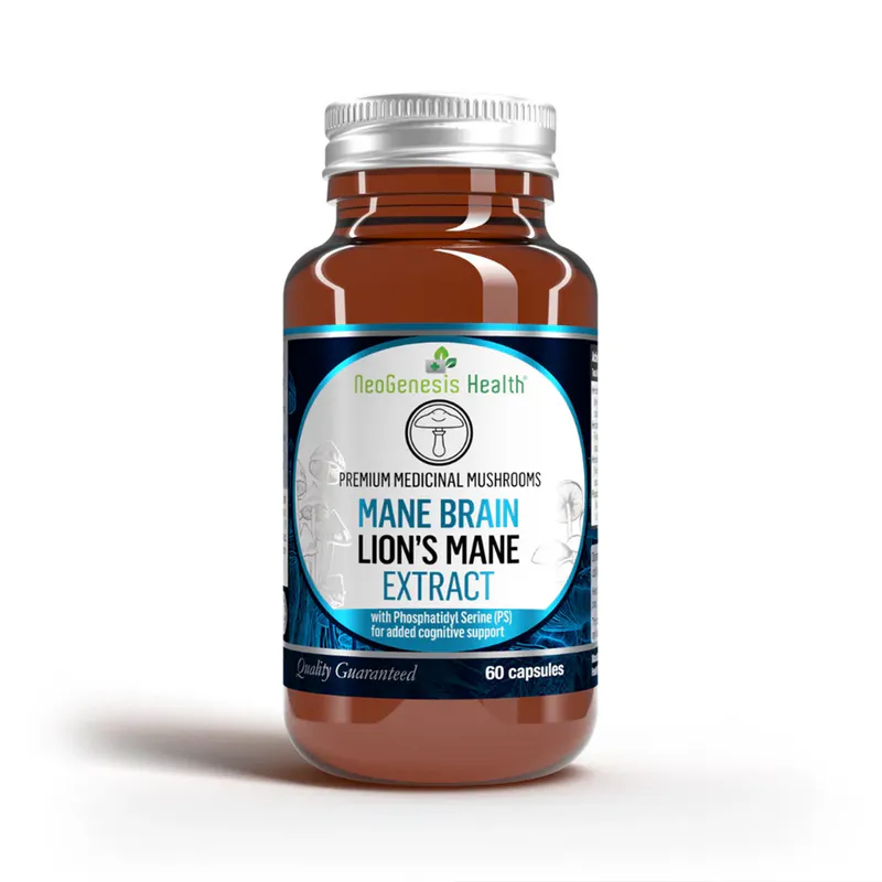 NeoGenesis Health Mane Brain | Lions Mane 60 Capsules