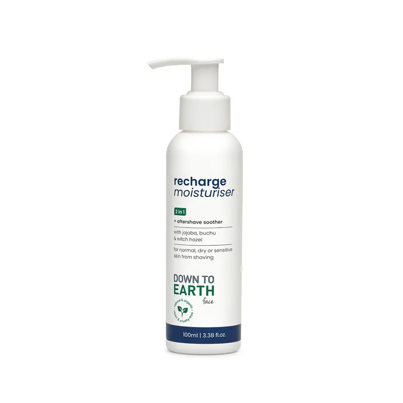 Down To Earth Recharge Moisturiser and Aftershave Soother 100ml
