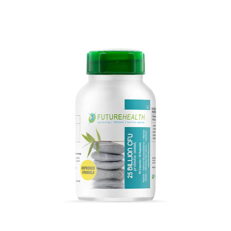 Future Health 25 Billion CFU Probiotic Assist 30 capsules Nappi Code 723101001