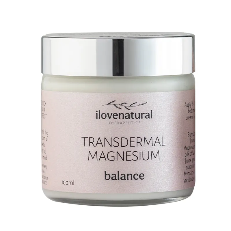 ilovenatural Transdermal Magnesium Cream 100ml Balance