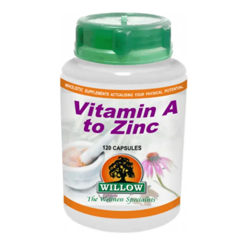 Willow Vitamin A to Zinc 120 Caps