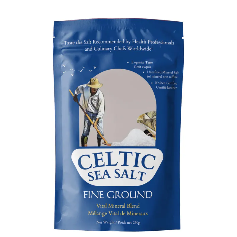 Celtic Sea Salt Light Grey Fine Ground 250g