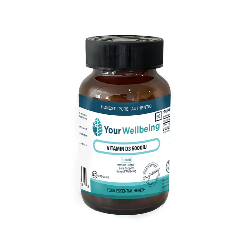 Your Wellbeing Vitamin D3 5000IU 60 Caps