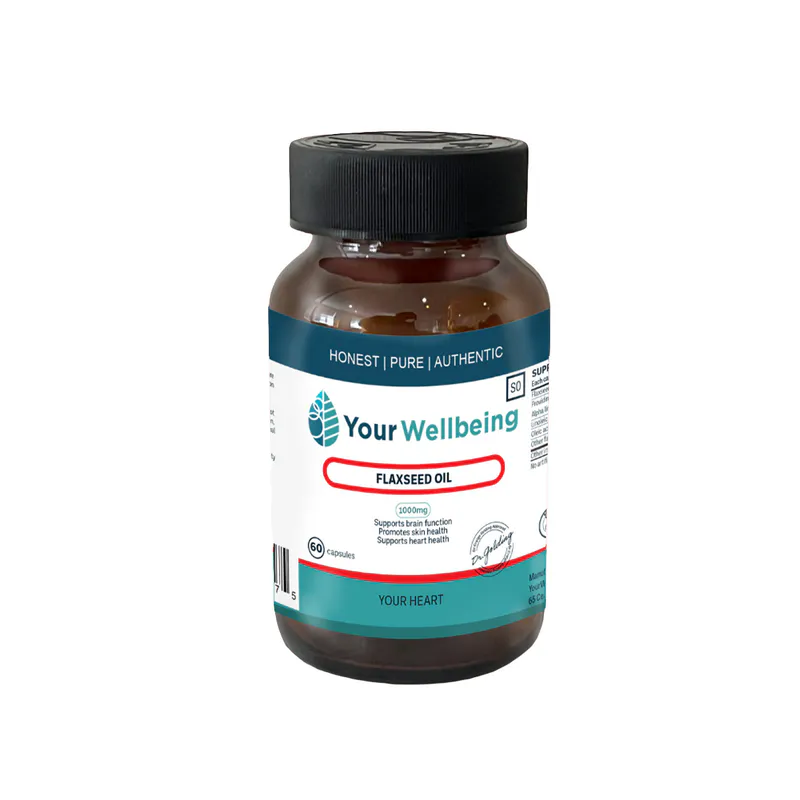 Your Wellbeing Flaxseed Oil 1000mg 60 Softgels