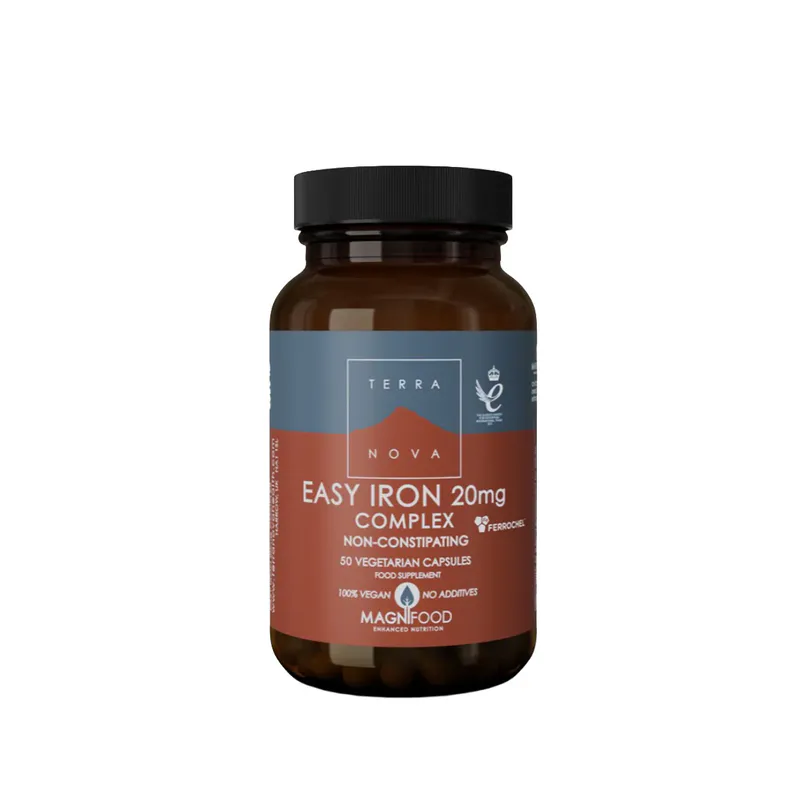 Terranova Easy Iron 20mg Complex 50 Capsules