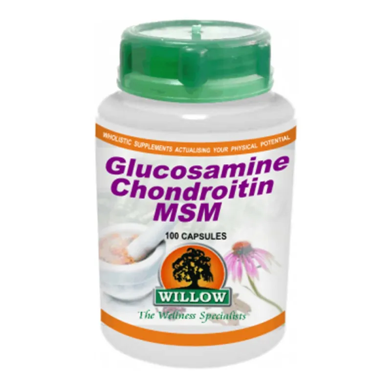 Willow Glucosamine Chondroitin MSM 100 Caps