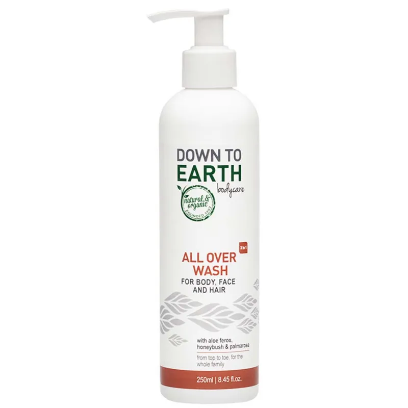 Down To Earth All Over Wash 250ml