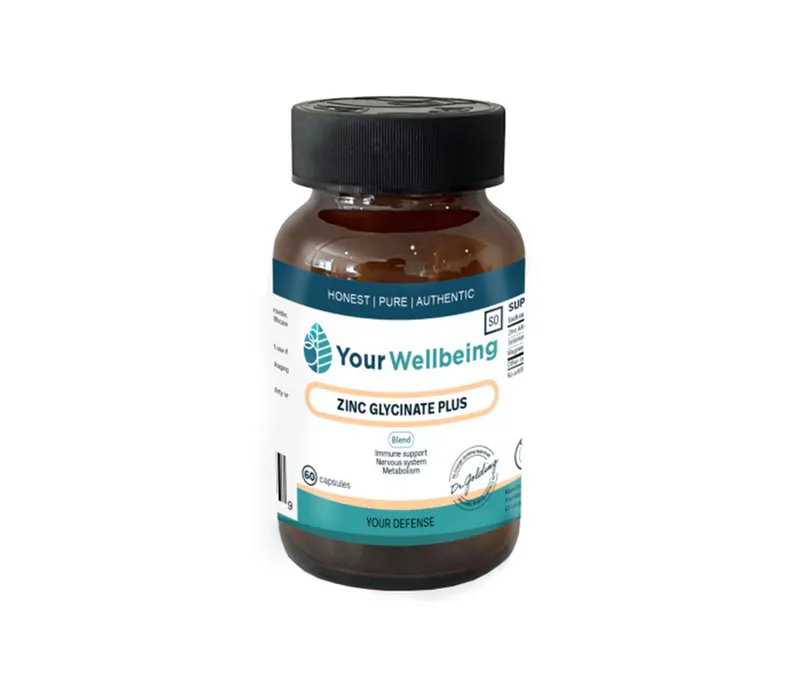 Your Wellbeing Zinc Glycinate Plus 60 Capsules