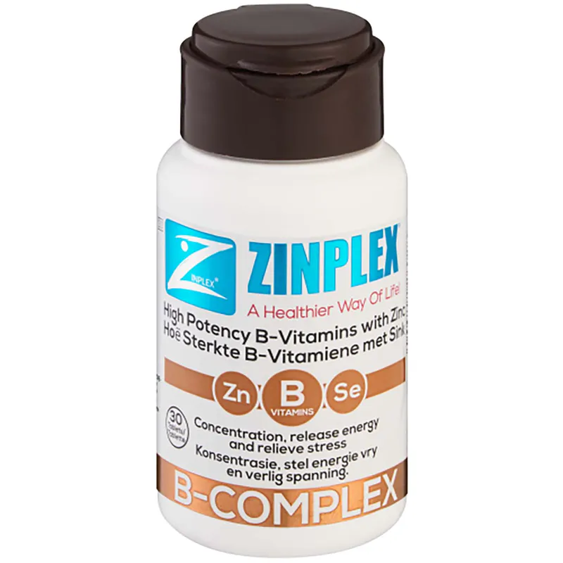 Zinplex B-Complex 30 Tablets Nappi Code 7203 94001