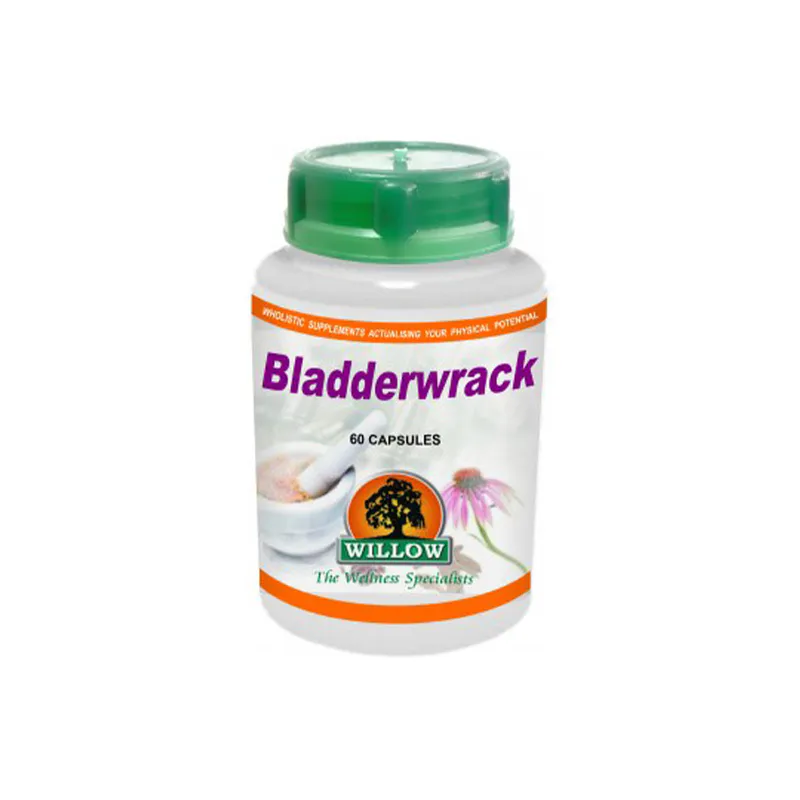 Willow Bladderwrack Fucus Vesiculosus 500mg 60 Capsules