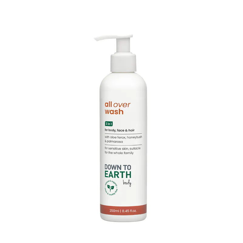 Down To Earth All Over Wash 250ml