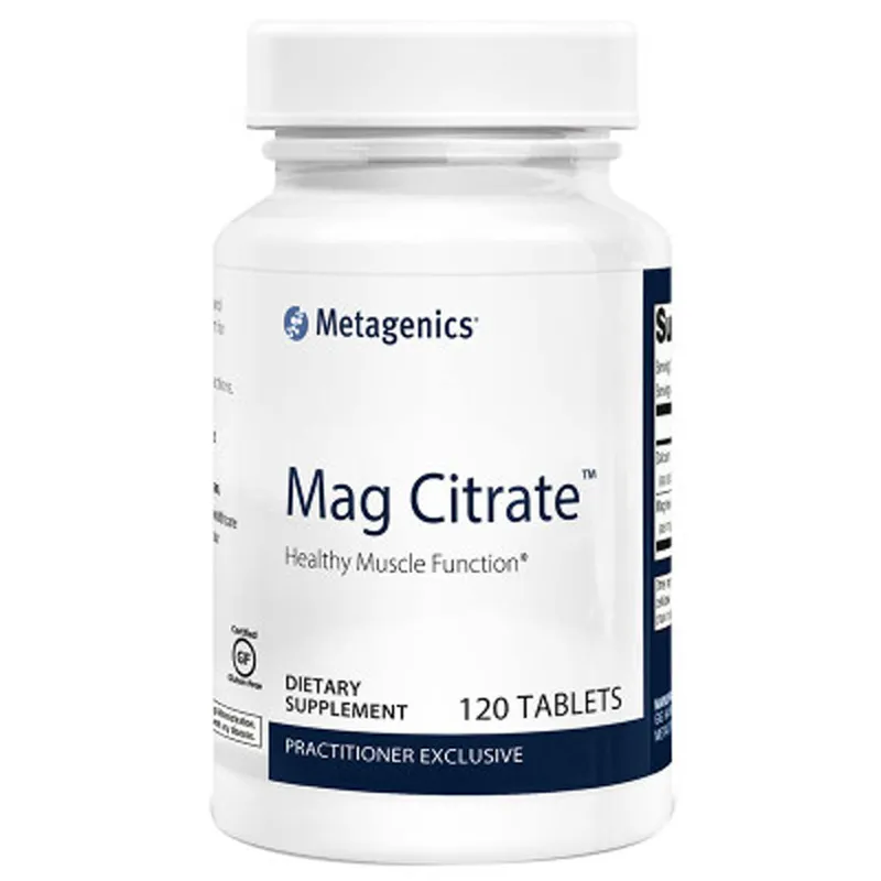 Metagenics Mag Citrate 120 Tab NAPPI Code 3001457-001