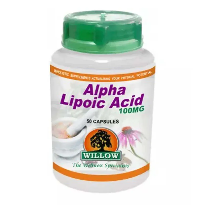 Willow Alpha Lipoic Acid 100mg 50 Caps