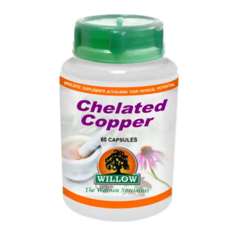 Willow Chelated Copper 3.5mg 60 Capsules