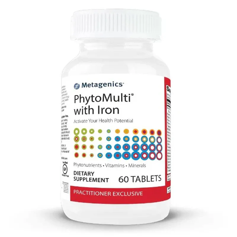 Metagenics PhytoMulti WITH iron 60 Tablets NAPPI Code 3001452002
