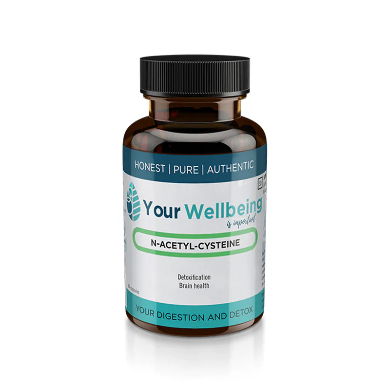 Your Wellbeing N Acetyl Cysteine NAC 500mg 60 capsules