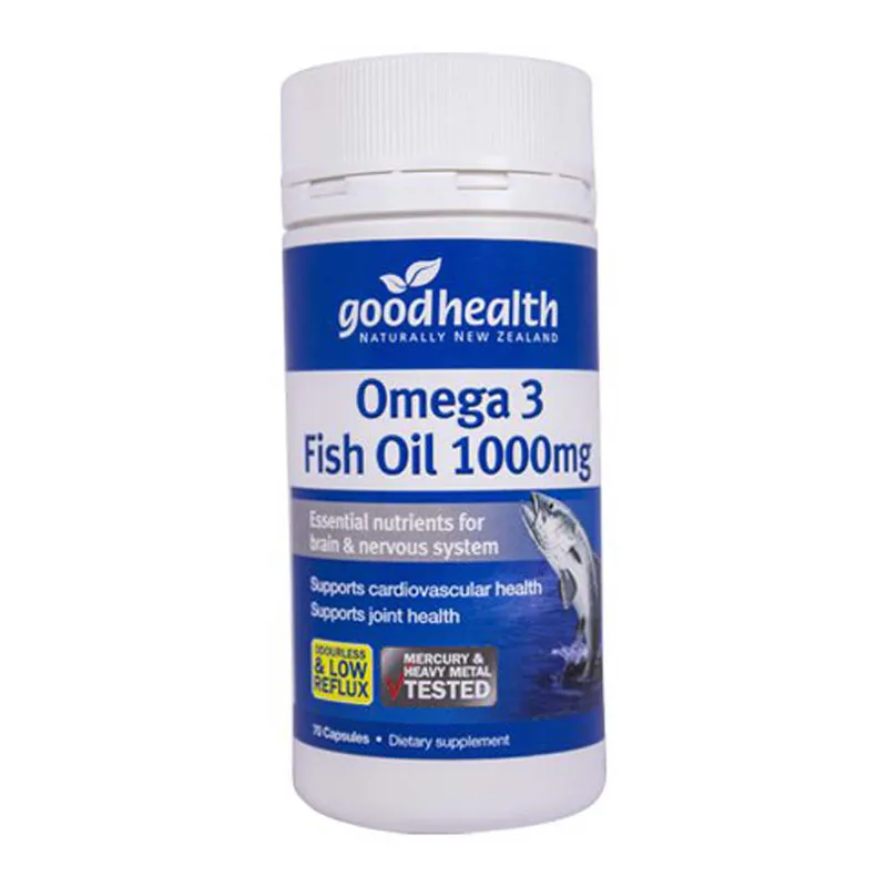 Good Health Omega 3 Fish Oil 1000mg 70 Gel Caps