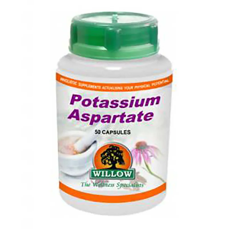Willow Potassium Aspartate 50 Caps