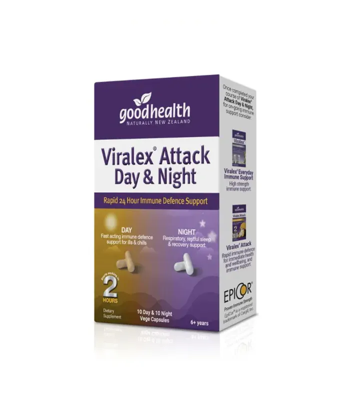 goodhealth Viralex Attack Day & Night 10 Day and 10 Night vege capsules