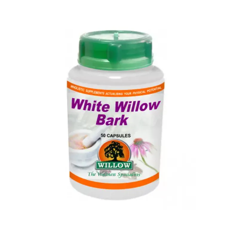 Willow White Willow Bark 330mg 50 Caps