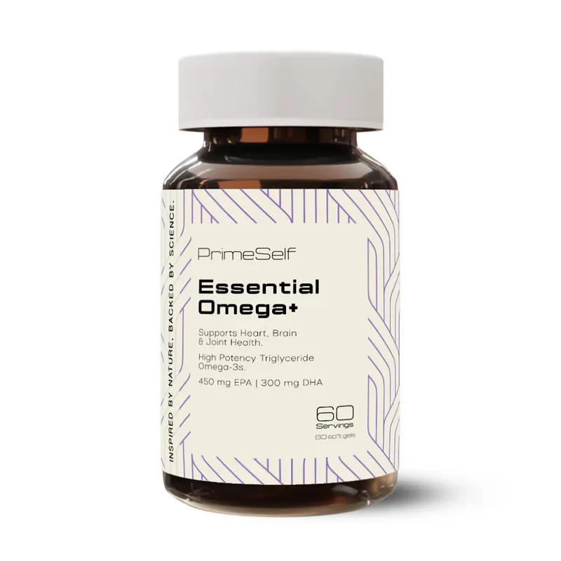 PrimeSelf Essential Omega Plus 60 Softgel Capsules