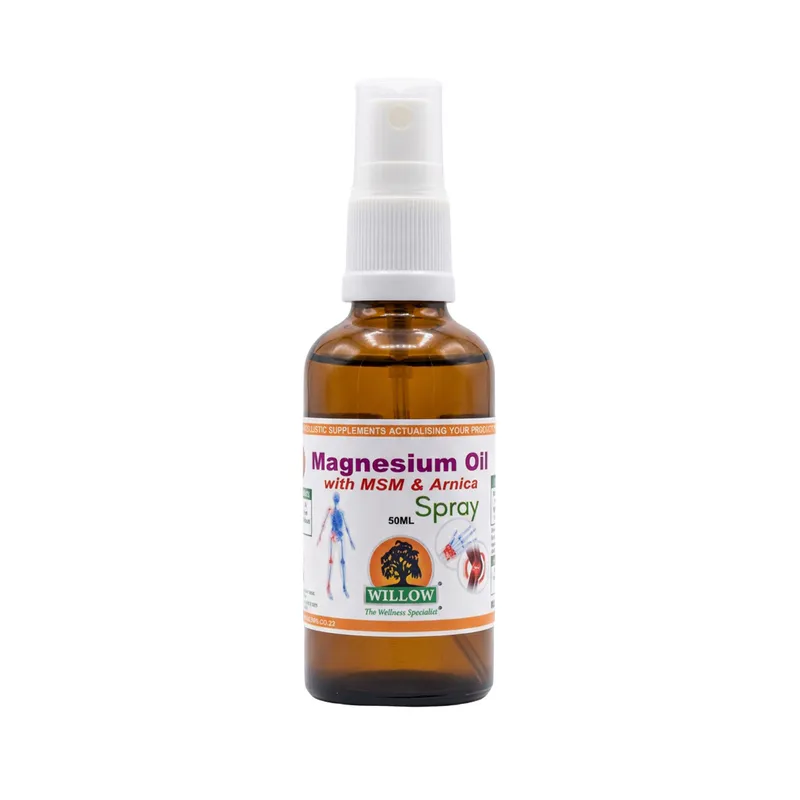 Willow Magnesium Oil with MSM and Arnica 50ml Tincture