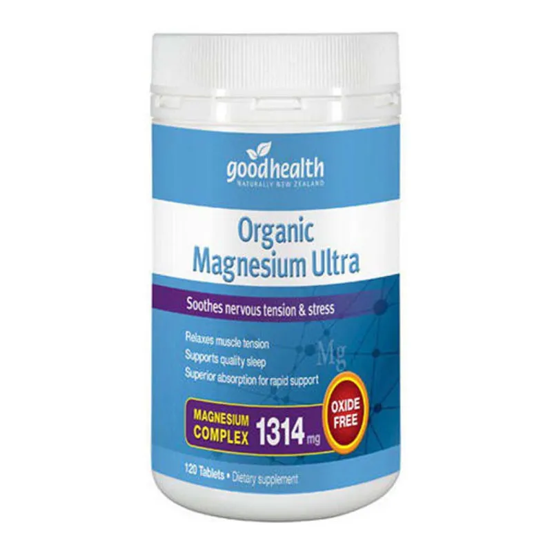 Good Health Magnesium Organic Ultra 120 Tablets