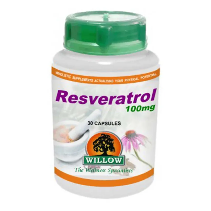 Willow Resveratrol 100mg 30 Caps