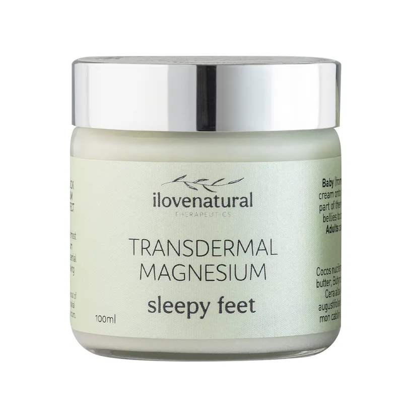 ilovenatural Transdermal Magnesium Cream 100ml Sleepy Feet